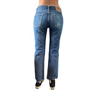 levi’s original 501 straight leg button fly jean